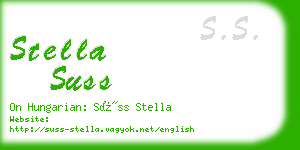 stella suss business card